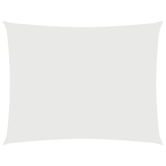 vidaXL Sunshade Sail Oxford Fabric Rectangular 3.5x5 m White