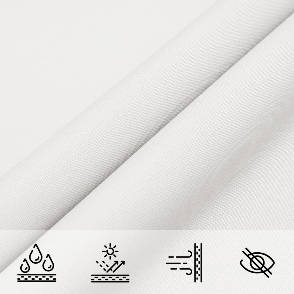 vidaXL Sunshade Sail Oxford Fabric Rectangular 4x6 m White