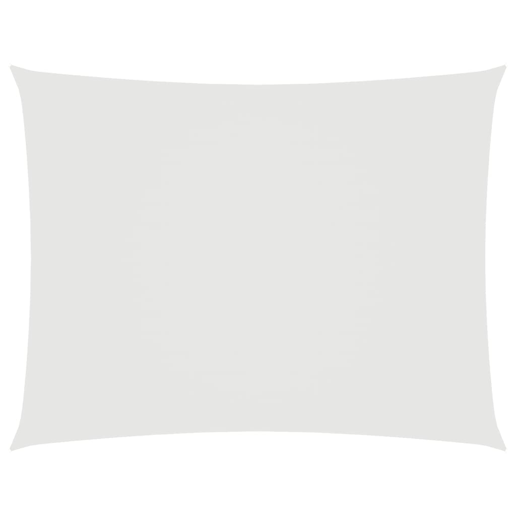 vidaXL Sunshade Sail Oxford Fabric Rectangular 6x7 m White