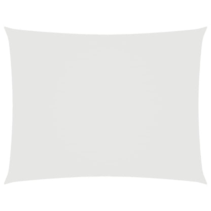vidaXL Sunshade Sail Oxford Fabric Rectangular 6x7 m White