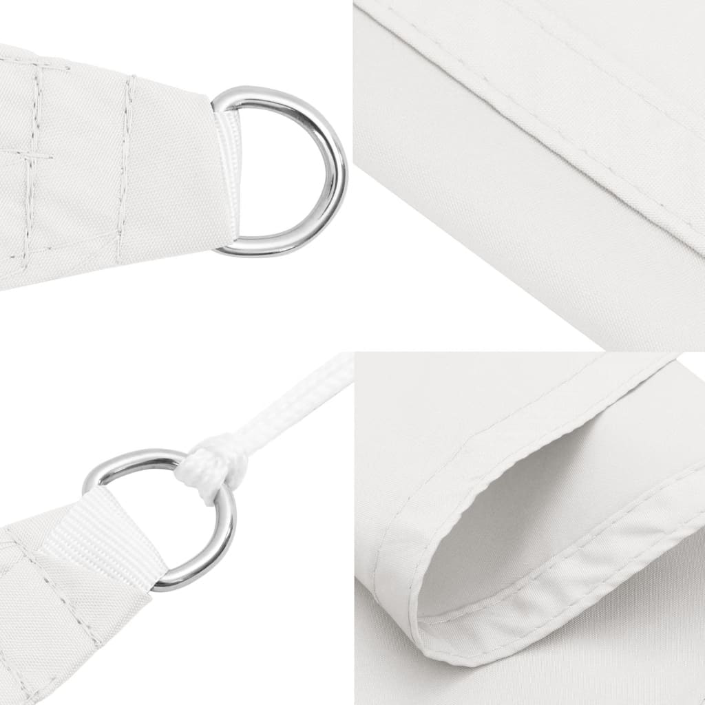 vidaXL Sunshade Sail Oxford Fabric Rectangular 6x7 m White
