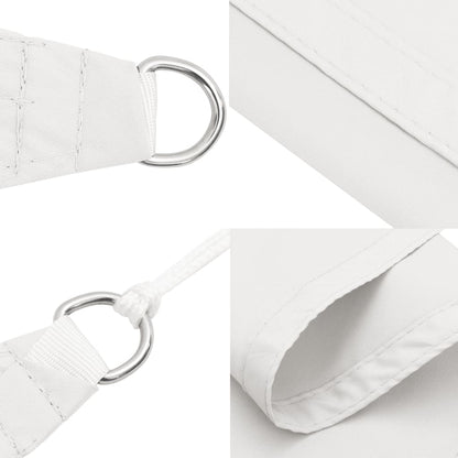 vidaXL Sunshade Sail Oxford Fabric Triangular 2.5x2.5x3.5 m White