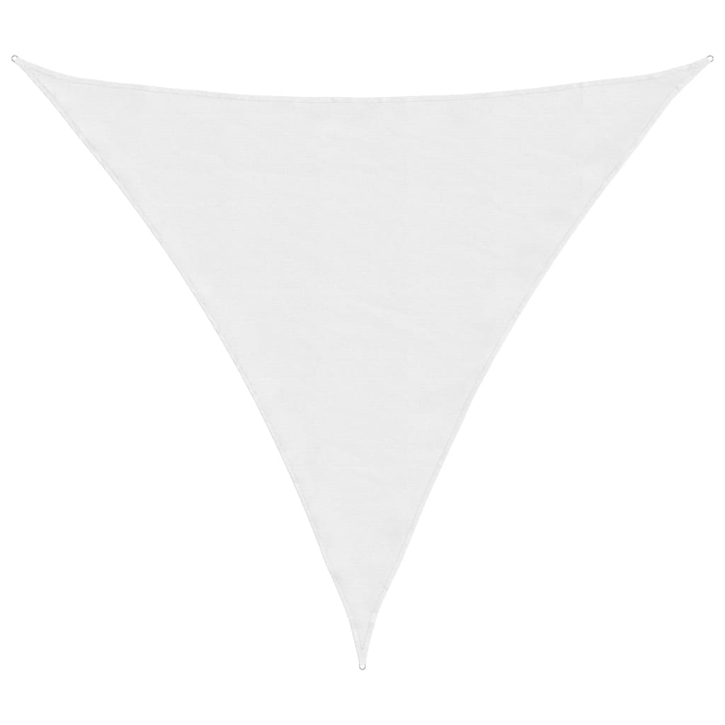 135280 vidaXL Sunshade Sail Oxford Fabric Triangular 3x3x3 m White