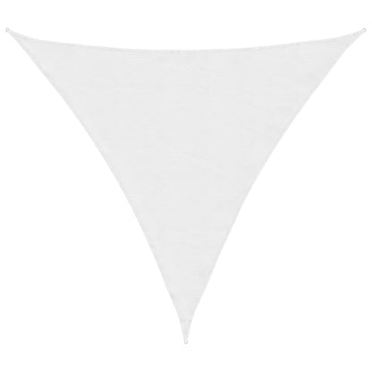 135280 vidaXL Sunshade Sail Oxford Fabric Triangular 3x3x3 m White