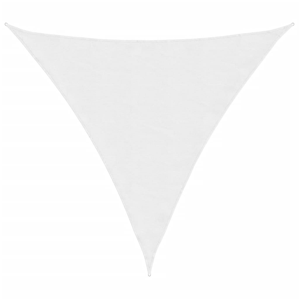 vidaXL Sunshade Sail Oxford Fabric Triangular 3.6x3.6x3.6 m White