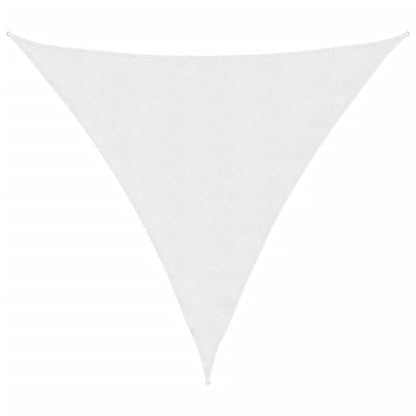 vidaXL Sunshade Sail Oxford Fabric Triangular 3.6x3.6x3.6 m White
