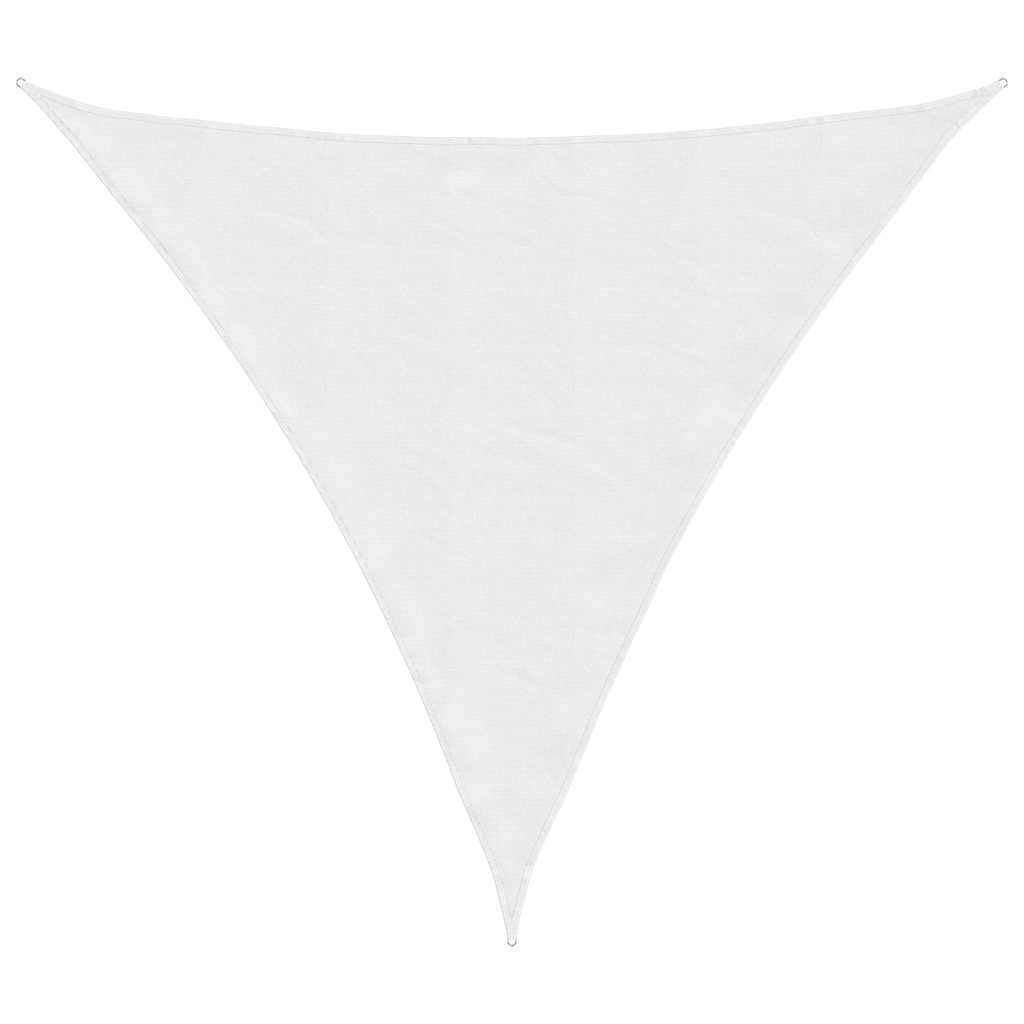 135281 vidaXL Sunshade Sail Oxford Fabric Triangular 3,6x3,6x3,6 m White