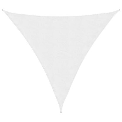 135281 vidaXL Sunshade Sail Oxford Fabric Triangular 3,6x3,6x3,6 m White