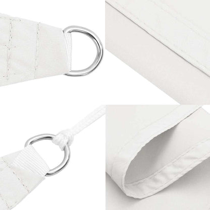 135281 vidaXL Sunshade Sail Oxford Fabric Triangular 3,6x3,6x3,6 m White