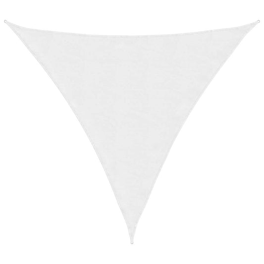 135286 vidaXL Sunshade Sail Oxford Fabric Triangular 4x4x4 m White