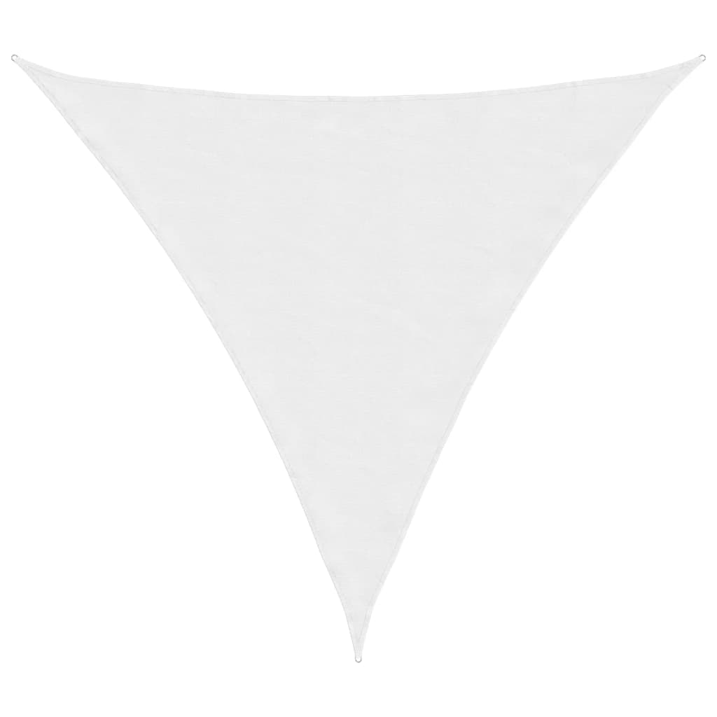 135288 vidaXL Sunshade Sail Oxford Fabric Triangular 4,5x4,5x4,5 m White