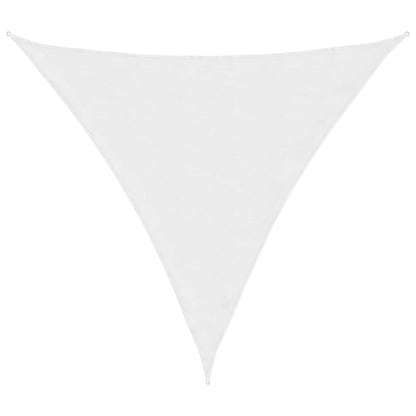 135288 vidaXL Sunshade Sail Oxford Fabric Triangular 4,5x4,5x4,5 m White