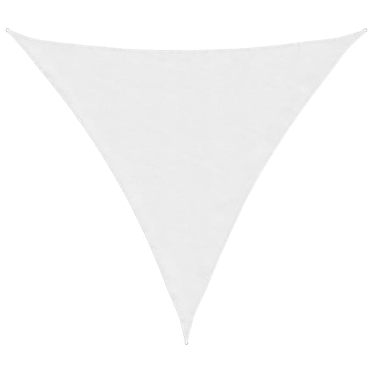 135288 vidaXL Sunshade Sail Oxford Fabric Triangular 4,5x4,5x4,5 m White