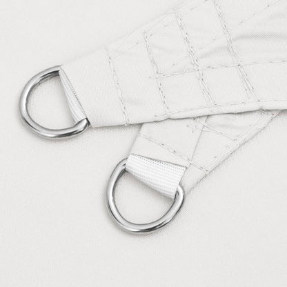 135289 vidaXL Sunshade Sail Oxford Fabric Triangular 4x5x5 m White