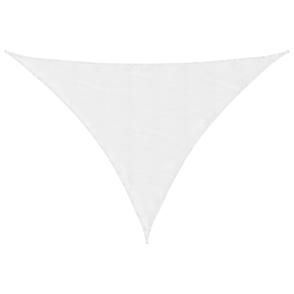 135291 vidaXL Sunshade Sail Oxford Fabric Triangular 5x6x6 m White