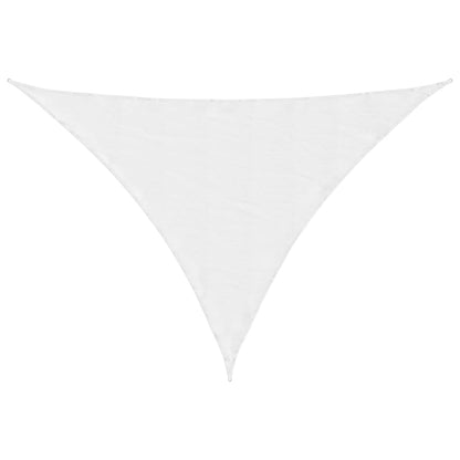 135292 vidaXL Sunshade Sail Oxford Fabric Triangular 5x7x7 m White