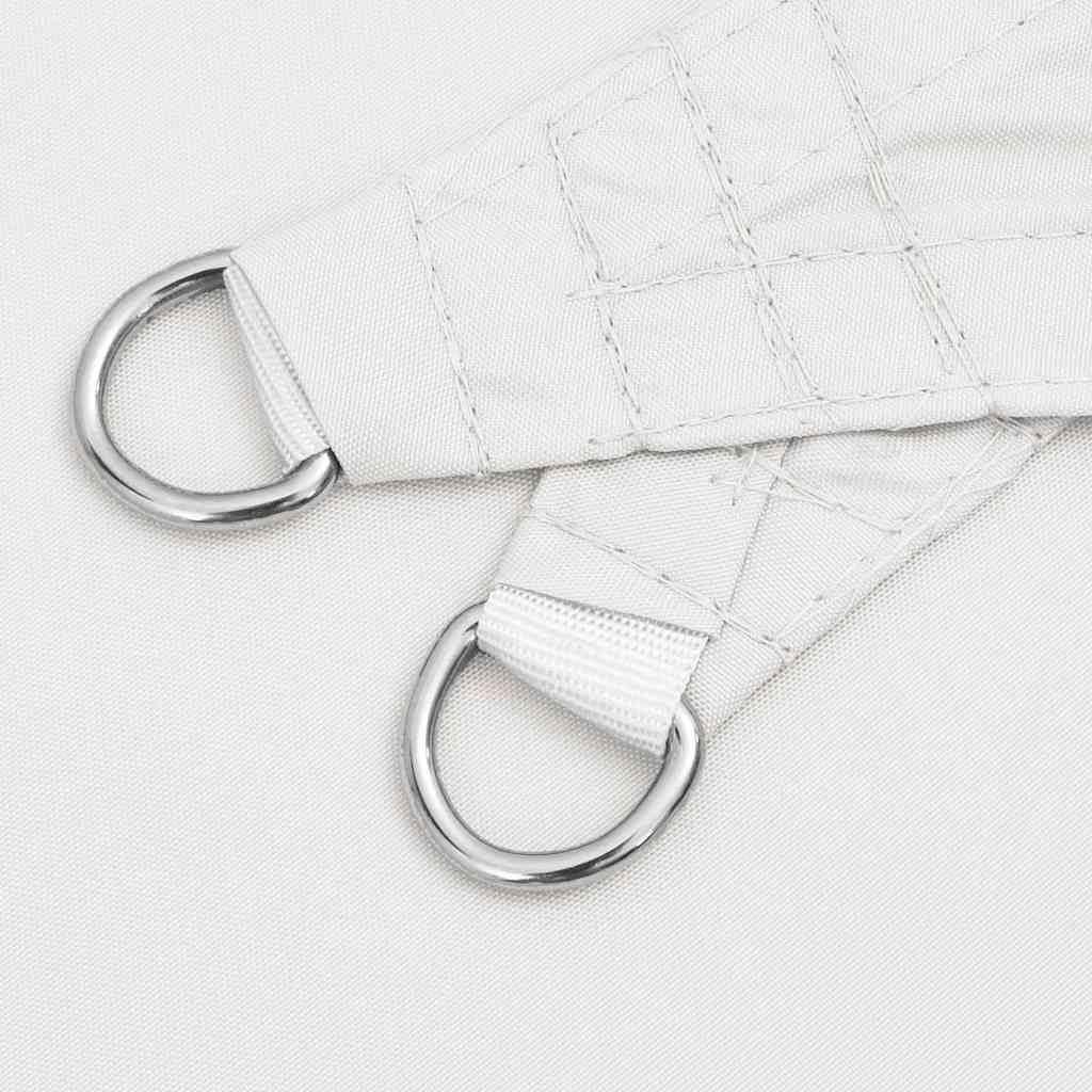 135292 vidaXL Sunshade Sail Oxford Fabric Triangular 5x7x7 m White