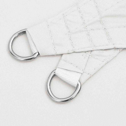 135292 vidaXL Sunshade Sail Oxford Fabric Triangular 5x7x7 m White