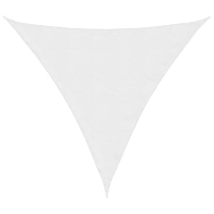vidaXL Sunshade Sail Oxford Fabric Triangular 6x6x6 m White