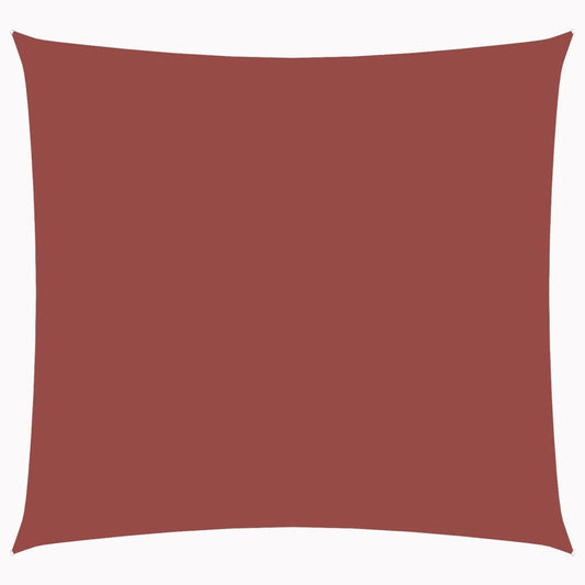 vidaXL Sunshade Sail Oxford Fabric Square 4x4 m Terracotta