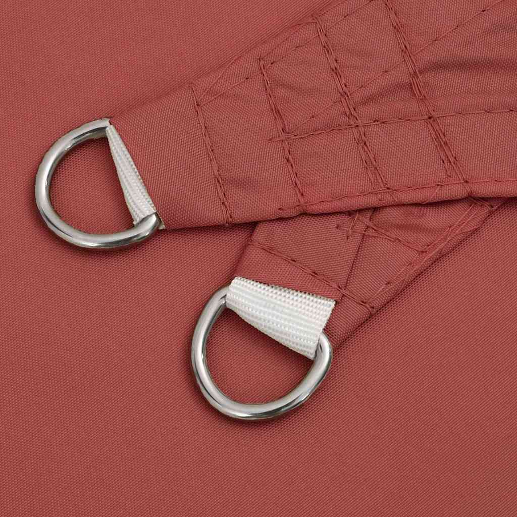 135363 vidaXL Sunshade Sail Oxford Fabric Square 7x7 m Terracotta