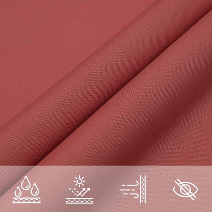 135363 vidaXL Sunshade Sail Oxford Fabric Square 7x7 m Terracotta