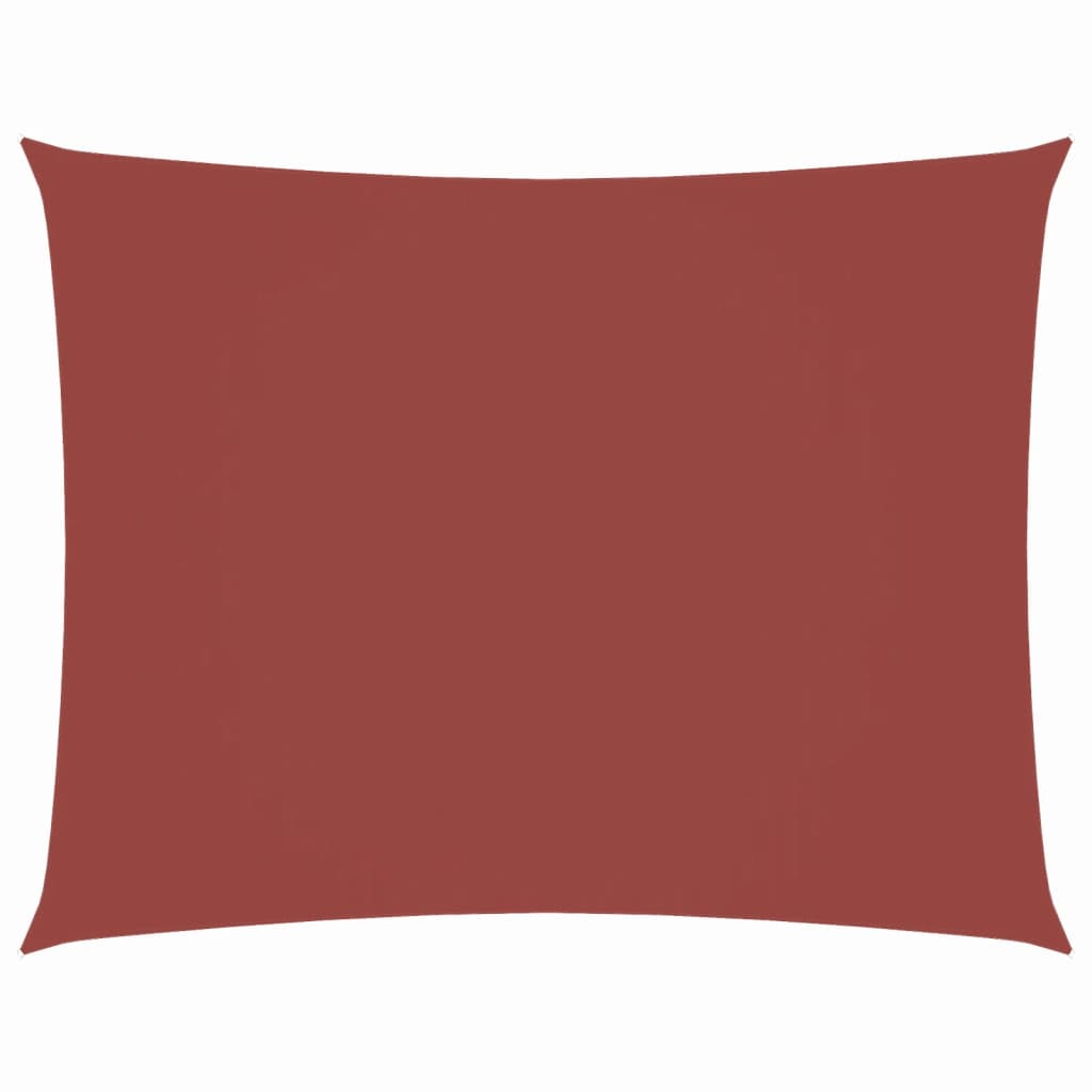 vidaXL Sunshade Sail Oxford Fabric Rectangular 2x3.5 m Terracotta