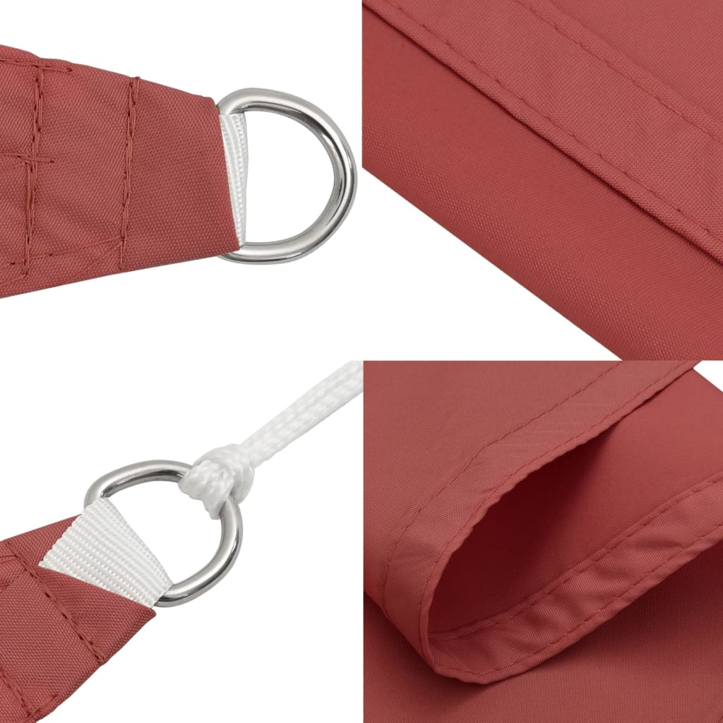 vidaXL Sunshade Sail Oxford Fabric Rectangular 3x6 m Terracotta