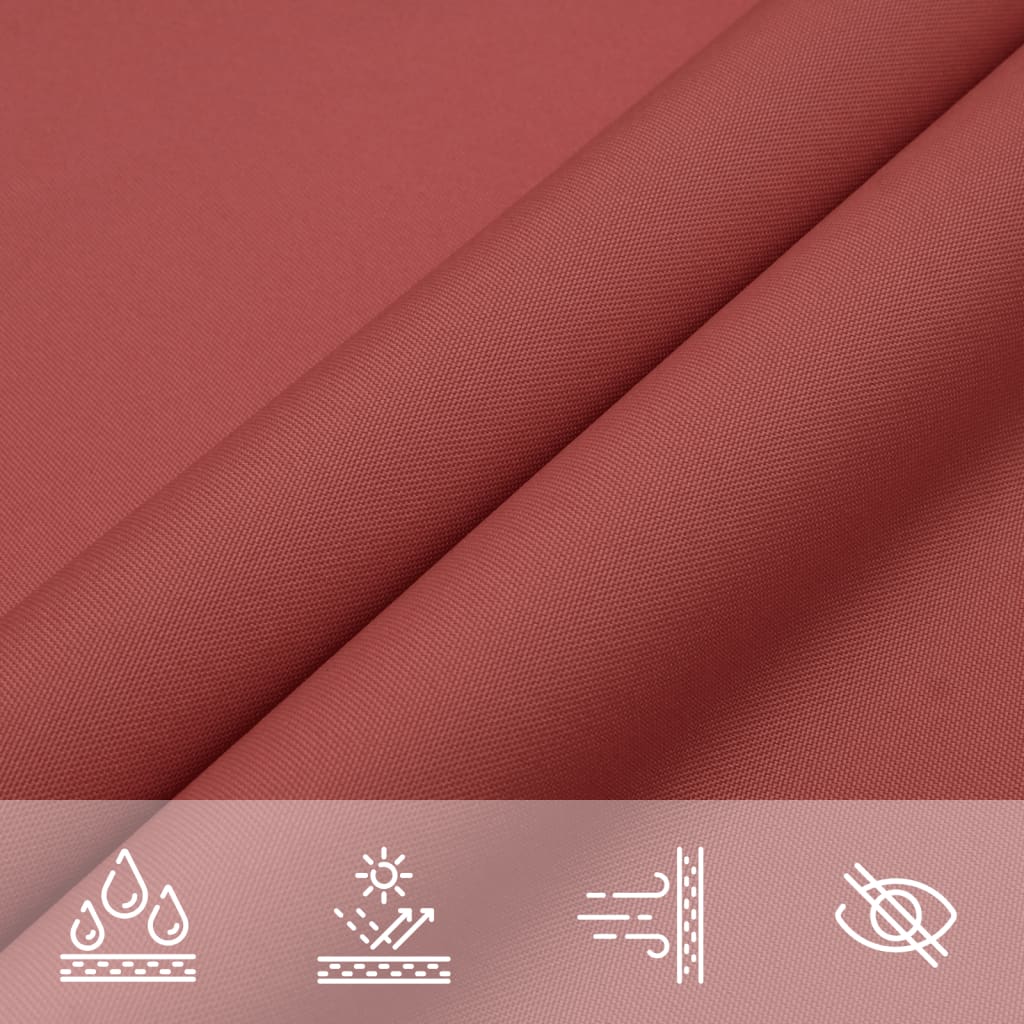 vidaXL Sunshade Sail Oxford Fabric Rectangular 3x6 m Terracotta
