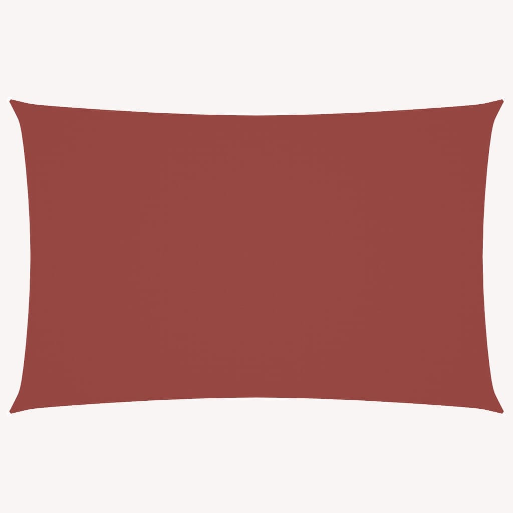 vidaXL Sunshade Sail Oxford Fabric Rectangular 5x7 m Terracotta