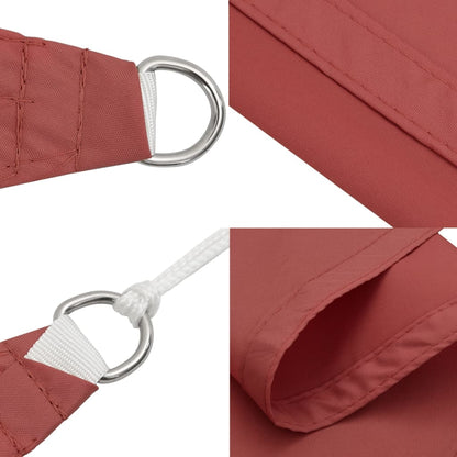 vidaXL Sunshade Sail Oxford Fabric Rectangular 5x7 m Terracotta