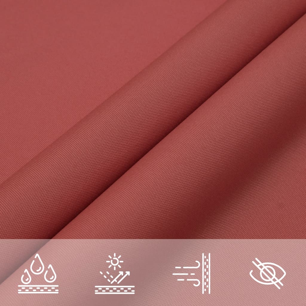 vidaXL Sunshade Sail Oxford Fabric Rectangular 5x7 m Terracotta