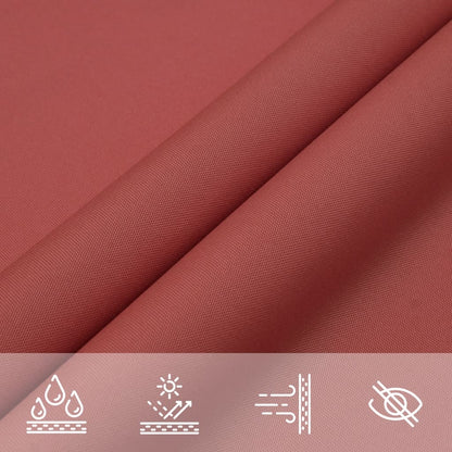 vidaXL Sunshade Sail Oxford Fabric Rectangular 5x7 m Terracotta