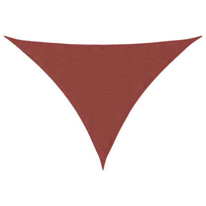 vidaXL Sunshade Sail Oxford Fabric Triangular 4x5x6.4 m Terracotta