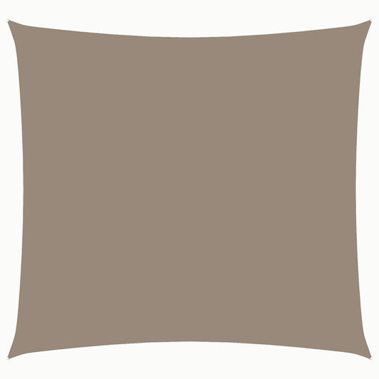 vidaXL Sunshade Sail Oxford Fabric Square 2.5x2.5 m Taupe