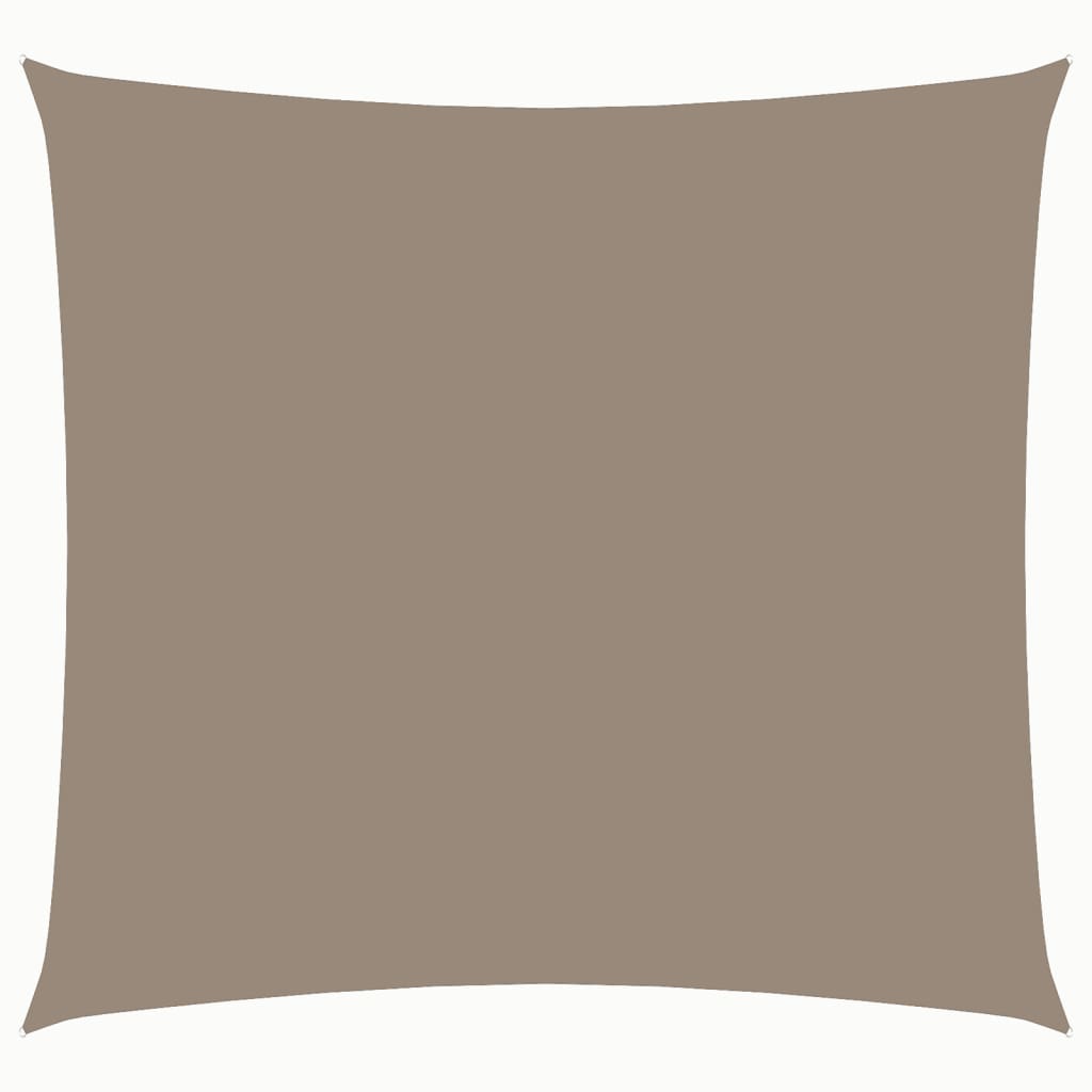 vidaXL Sunshade Sail Oxford Fabric Square 4x4 m Taupe