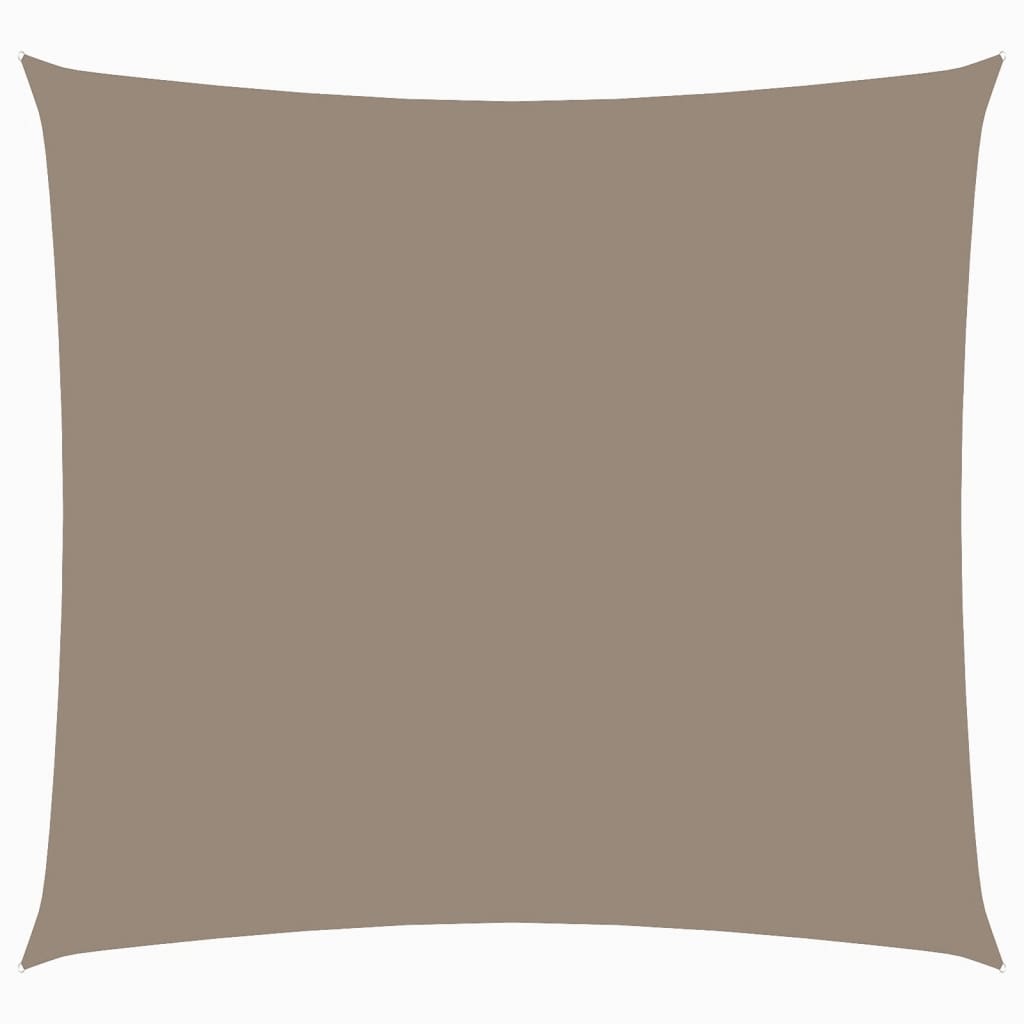 vidaXL Sunshade Sail Oxford Fabric Square 6x6 m Taupe