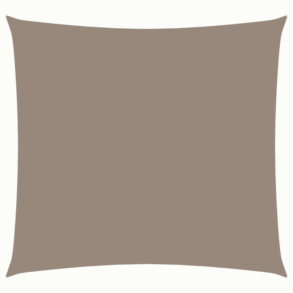 135417 vidaXL Sunshade Sail Oxford Fabric Square 6x6 m Taupe
