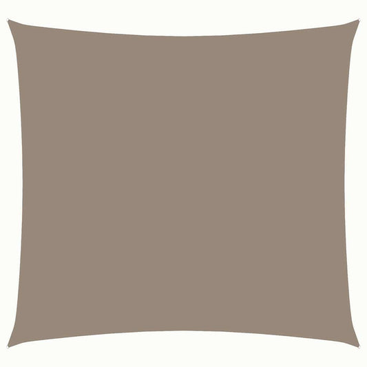 135417 vidaXL Sunshade Sail Oxford Fabric Square 6x6 m Taupe
