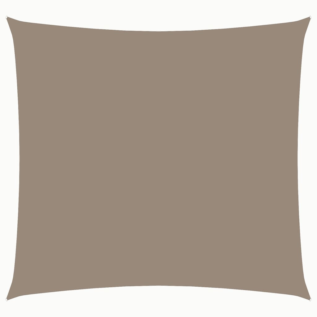 vidaXL Sunshade Sail Oxford Fabric Square 7x7 m Taupe