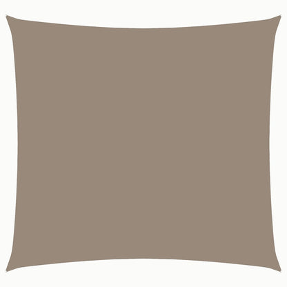 vidaXL Sunshade Sail Oxford Fabric Square 7x7 m Taupe