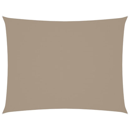 vidaXL Sunshade Sail Oxford Fabric Rectangular 2x3 m Taupe