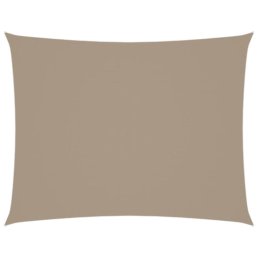 vidaXL Sunshade Sail Oxford Fabric Rectangular 2x3 m Taupe