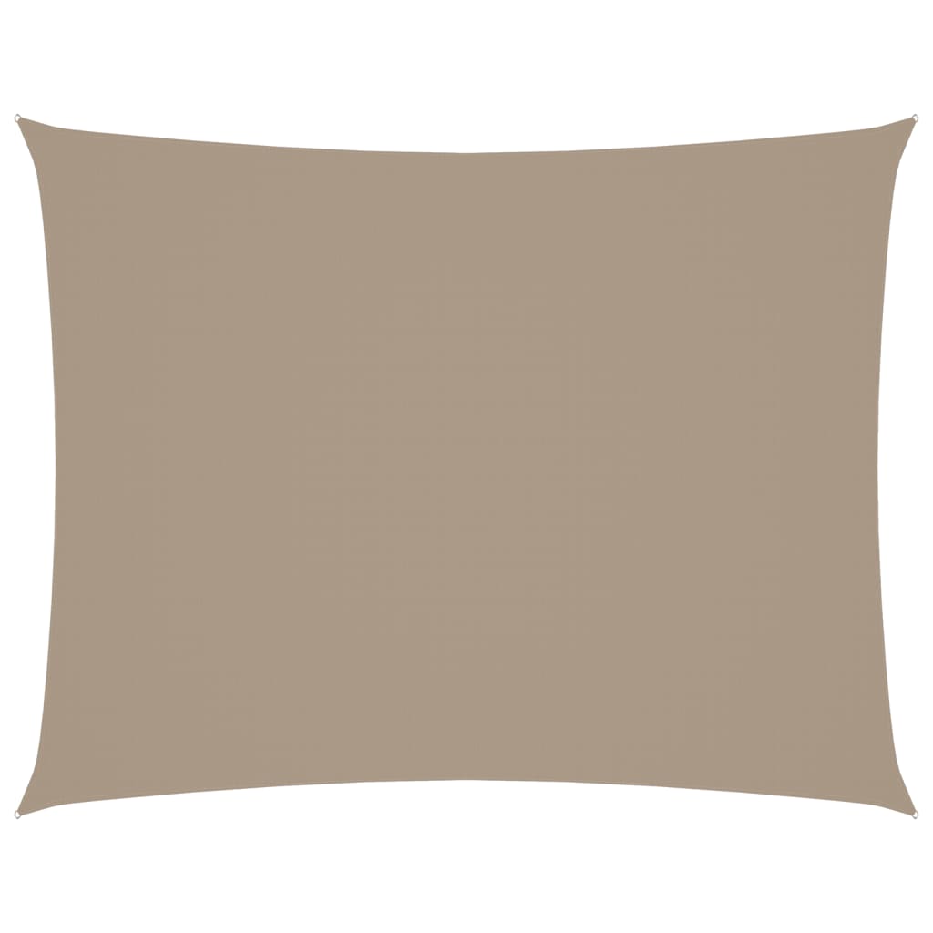 vidaXL Sunshade Sail Oxford Fabric Rectangular 2x3.5 m Taupe