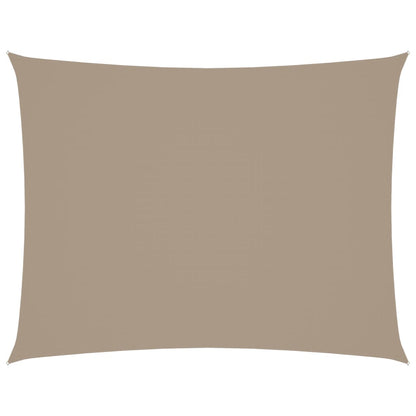 vidaXL Sunshade Sail Oxford Fabric Rectangular 2x3.5 m Taupe