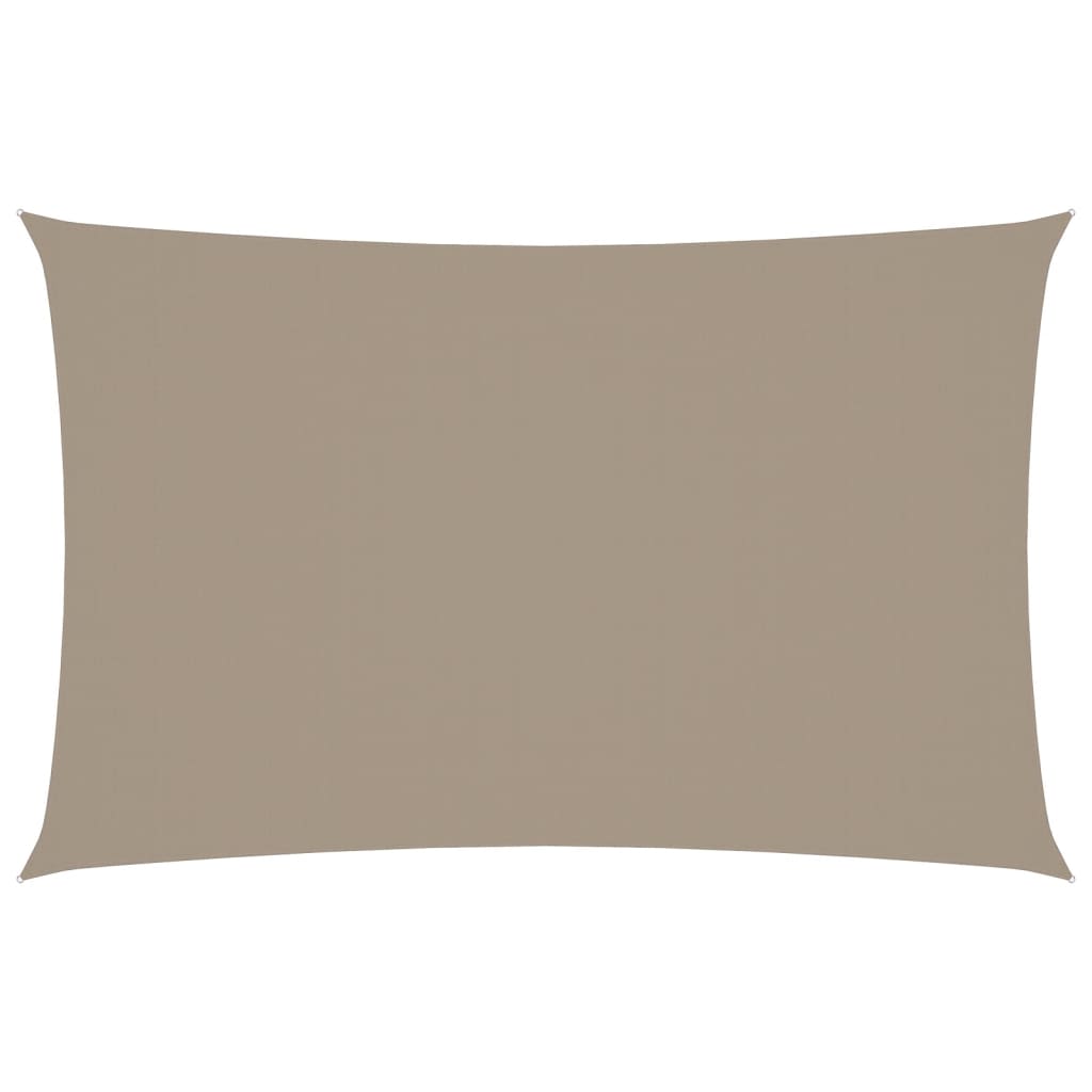 vidaXL Sunshade Sail Oxford Fabric Rectangular 2x4.5 m Taupe