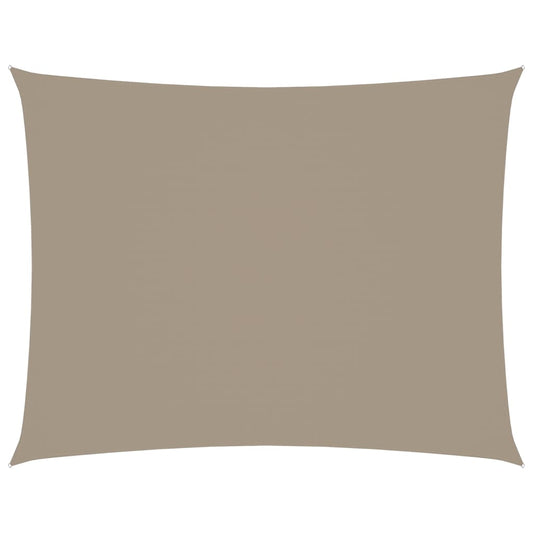 vidaXL Sunshade Sail Oxford Fabric Rectangular 2.5x3.5 m Taupe