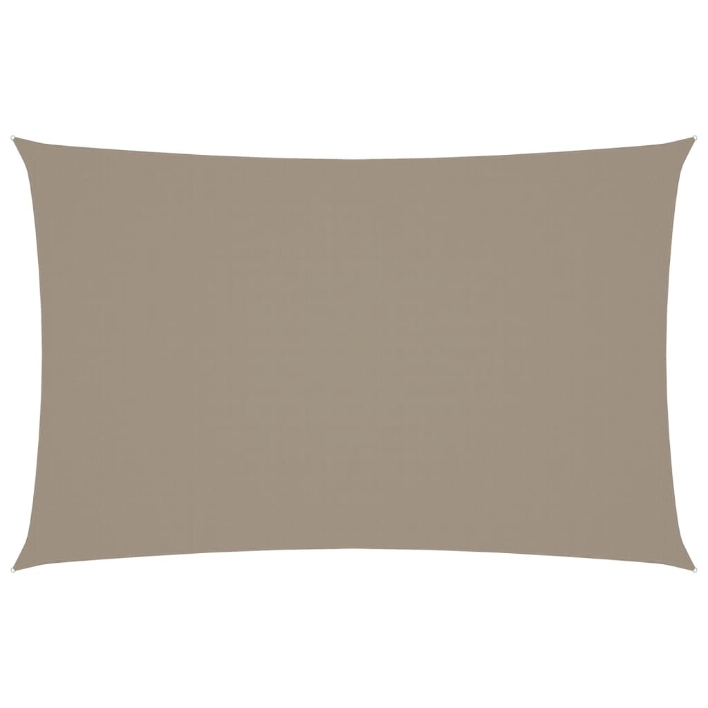 vidaXL Sunshade Sail Oxford Fabric Rectangular 2.5x5 m Taupe