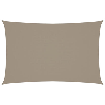 vidaXL Sunshade Sail Oxford Fabric Rectangular 2.5x5 m Taupe