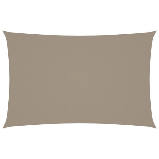 vidaXL Sunshade Sail Oxford Fabric Rectangular 2.5x5 m Taupe